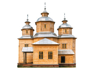 Obraz premium wooden church on white