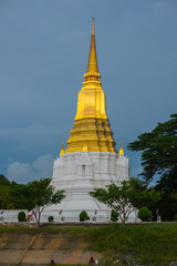 Fototapeta premium Ayutthaya Thailand Chedi Sri Suriyothai (pagoda) Golden
