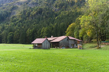 Typical house in bavaria, Allgäu, Obersdorf