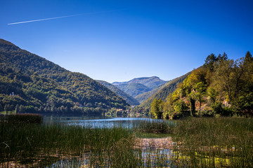 Pliva lakes near the Jajce town in Bosnia and Herzegovina