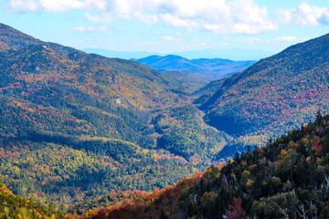 Hiking the mountains in fall