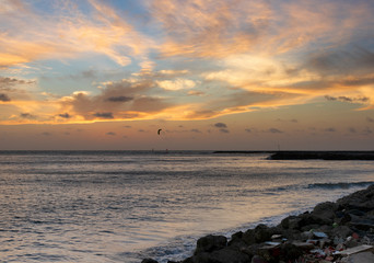 Fototapeta premium cartagena de indias sunset 