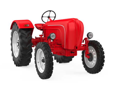 Agriculture Tractor Isolated