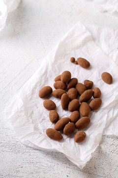 chocolate covered almonds