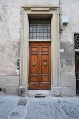 Doors and Entrances of Florence Italy