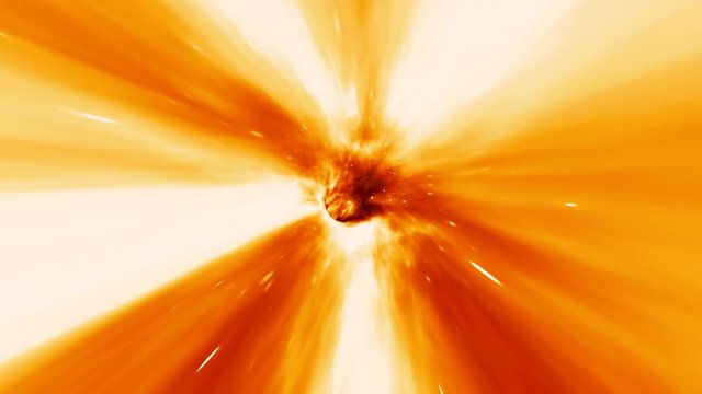 Fly through Fiery Wormhole Vortex Inferno and Burning Hot Red White Stars - 4K Seamless Loop Motion Background Animation