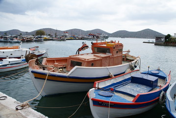 Fototapeta na wymiar boats on the summer sea