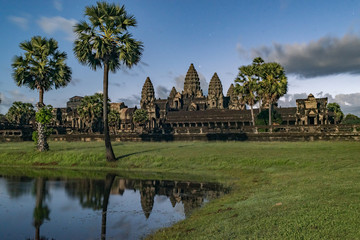 Angkor Wat temple at the dawn, Unesco world heritage, Siem Reap, Cambodia 