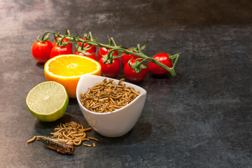 Ready to eat insects