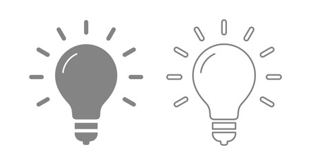  lightbulb outline icon