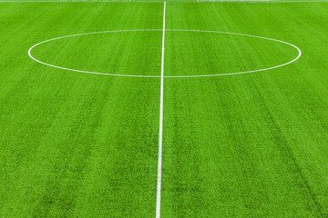 Obraz premium Fussballfeld aus Kunstrasen
