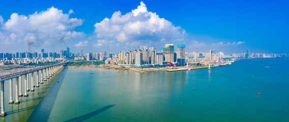 Obraz na płótnie Canvas Beautiful scenery in Zhanjiang Bay, Guangdong Province