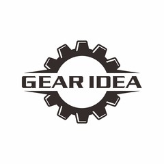 Gear logo design template vector illustration