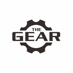Gear logo design template vector illustration
