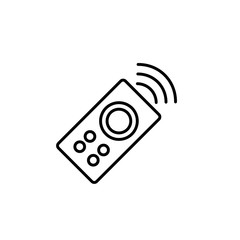 Remote control isolated minimal icon. game line vector icon for websites and mobile minimalistic flat design.