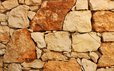 Background of stone wall texture