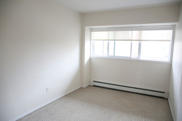 Winnipeg, Manitoba / Canada - September 22, 2019: Empty apartment room.