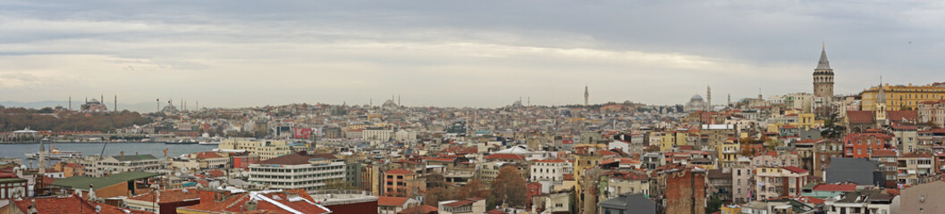 panorama of Istanbul downtown