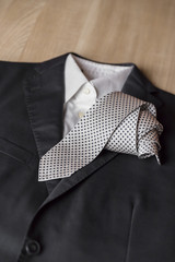 Jacket and tie detail