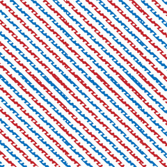 Diagonal lines seamless pattern on white background