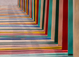 Rainbow Bridge at Kalong Village, Samut Sakhon, Thailand