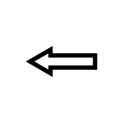 arrow icon vector trendy flat design