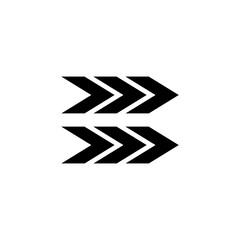 arrow icon vector trendy flat design