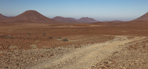 4WD Road in Damaraland part of the Erongo Region of Namibia