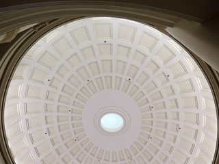 Spiral patterned ceiling Dome