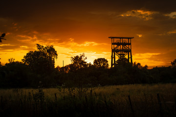 Ein toller Ausblick auf eine alte Zeche im Ruhrgebiet