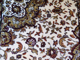 Closeup of Persian carpets