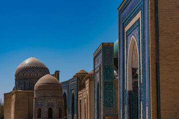 Shah-i-Zinda necropolis in Samarkand, Uzbekistan