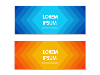 Naklejka premium vector design banner template for website and Web Header Banner with space for text , banner, cover, technology 