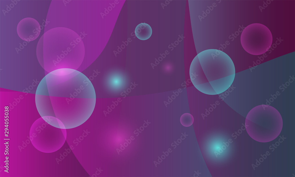 Aufkleber Neon in abstract style on dark background. Illuminated design. Neon background. Digital glowing effect. Vector geometric pattern. Trendy vector collection. Colorful backdrop.