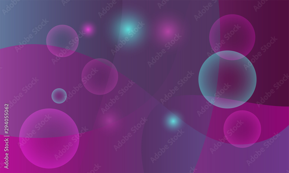 Aufkleber Neon in abstract style on dark background. Illuminated design. Neon background. Digital glowing effect. Vector geometric pattern. Trendy vector collection. Colorful backdrop.