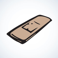 Plaster. Vector drawing