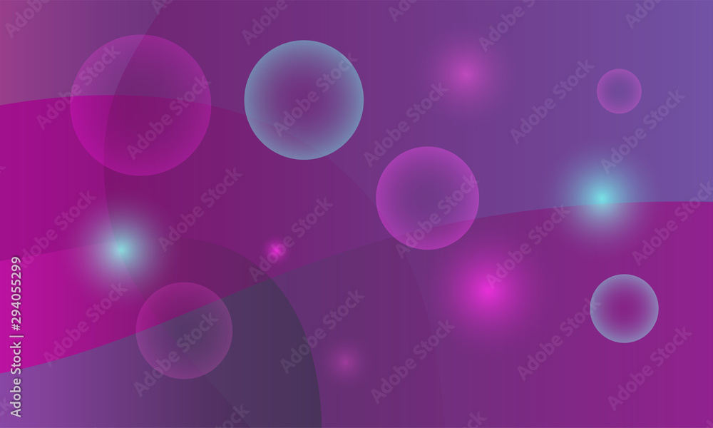 Aufkleber Neon in abstract style on dark background. Illuminated design. Neon background. Digital glowing effect. Vector geometric pattern. Trendy vector collection. Colorful backdrop.