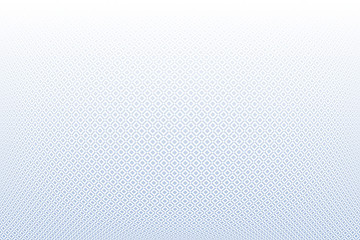 Convex geometric pattern.  White and blue textured background.