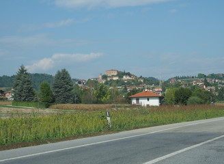View of the city of Pavarolo