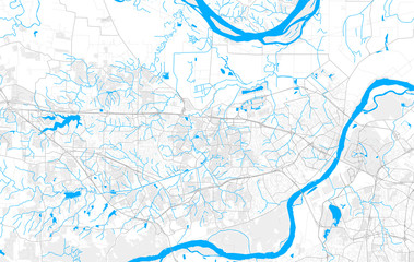 Rich detailed vector map of St. Peters, Missouri, USA