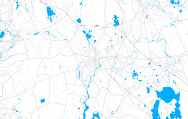 Obraz premium Rich detailed vector map of Taunton, Massachusetts, USA