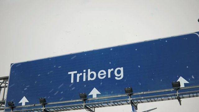 Airplane Landing Triberg in Christmas