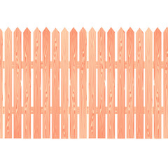 Wood fence seamless pattern art design elements stock vector illustration for web, for print