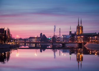 Ostrów Tumski Zmierzch © Grzegorz