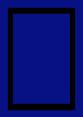 Niebieski prostokont