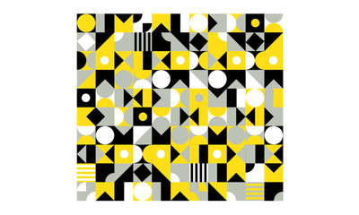 Geometry minimalistic artwork poster with simple shape and figure