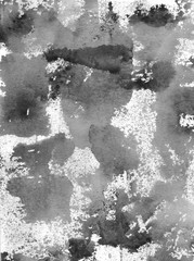 Watercolor black and white abstract background/texture