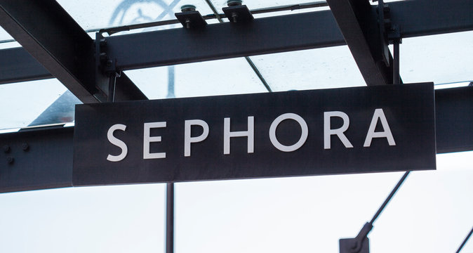 New York, New York, USA - October 1, 2019: A Sephora store in the meatpacking district.
