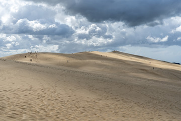 Sands of the dune. Dune de Pilat, Arcachon, France.
