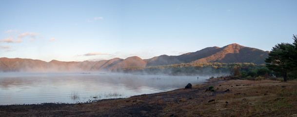 富士五湖「本栖湖」　山梨県